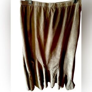 J Jill xl fine whale corduroy boho maxi skirt. Side‎ zipper. Paneled